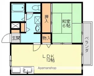 Kフルール【2階】の間取り