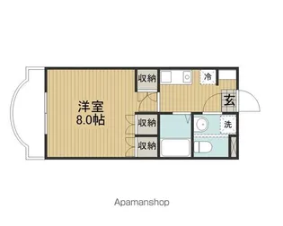 クロワール白板【1階】の間取り