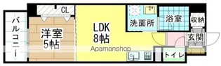 ファミーユ中園Ⅱ【402号室】の間取り