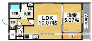 EXハイツ南住吉Ⅱ【201号室】の間取り