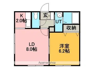 ロンドリーナ【3階】の間取り