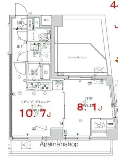 K-COURT押上【7階】の間取り
