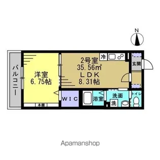 セミカ葛城Ⅰ【1階】の間取り
