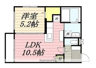 プライマル札幌円山【3階】の間取り