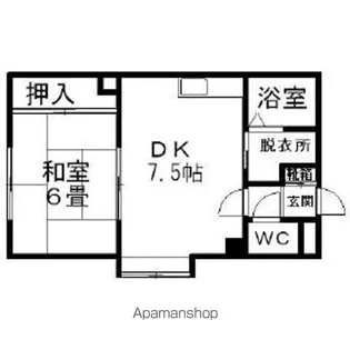 ハイツサングリーン【106号室】の間取り