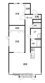 コーポラスファイン【202号室】の間取り
