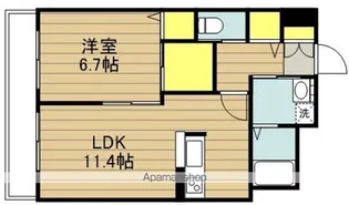 プランドール・ユキタ【302号室】の間取り