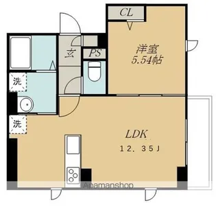 LUANA・AIR・RESIDENCE宮町【2階】の間取り