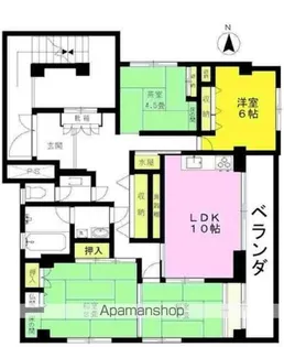 サンモール井上【2階】の間取り
