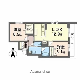 シャーメゾンエバンス【3階】の間取り