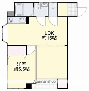 シャインブライト桑田【201号室】の間取り
