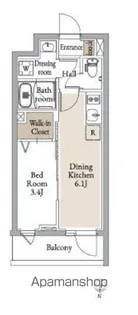 グランカーサ住吉Ⅲ【1階】の間取り