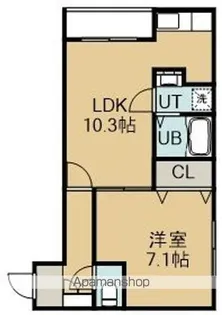 BRILLER五稜郭(ブリエゴリョウカク)【205号室】の間取り
