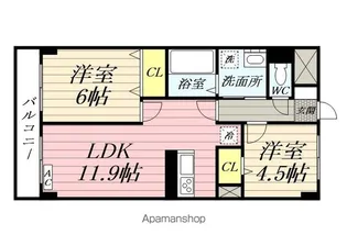 天正ビル【4階】の間取り