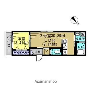 AJ馬橋Ⅴ【1階】の間取り