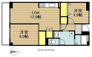 リバーサイドMAKIBA【1階】の間取り