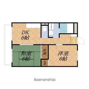 エルナージ【1階】の間取り