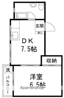 弥生町ビレッジ【2階】の間取り