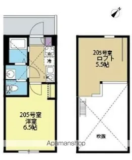 ソラーレ横浜反町【2階】の間取り