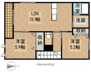 リヴェール【2階】の間取り