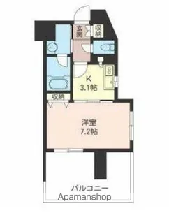 エスティメゾン三軒茶屋Ⅱ【5階】の間取り