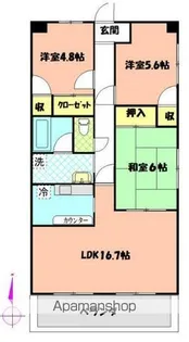 アネックス・S【5階】の間取り