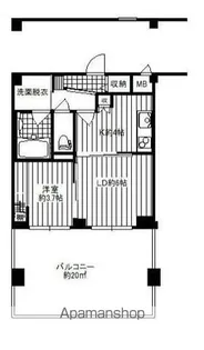 ダイヤモンドクレスト南流山【4階】の間取り