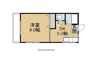 パーシモンアネックス【1階】の間取り