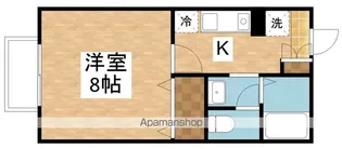 はっぴい東明A棟【2階】の間取り