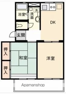 シティハイム蔵屋敷【2階】の間取り