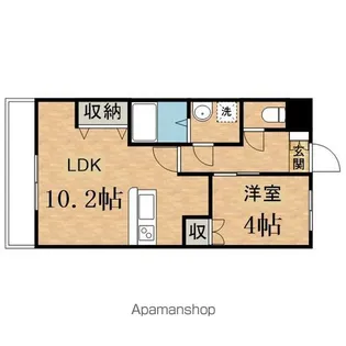 シュクル【3階】の間取り