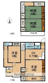 長野県松本市宮田【一戸建】の間取り