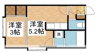 マイ・スイート・ホーム【202号室】の間取り