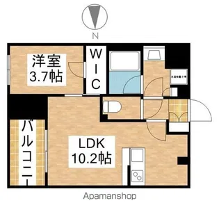 S-RESIDENCE千種belvia TOWER(べルヴィアタワー)【4階】の間取り