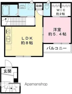 東京都新宿区北新宿2丁目【アパート】の間取り