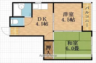 レジデンス・アムール【3階】の間取り
