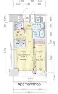 プレサンス上前津ディアシス【15階】の間取り