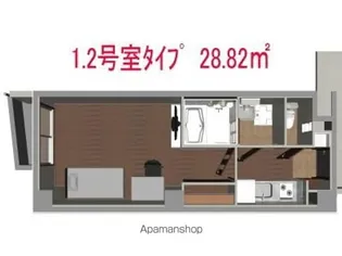 プレド七隈【4階】の間取り