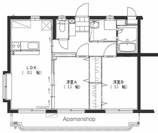 ユーミーMITSUKI【2階】の間取り