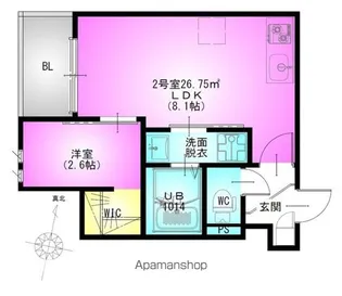 REGALEST 千葉駅【1階】の間取り