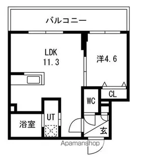 グラシオン【306号室】の間取り