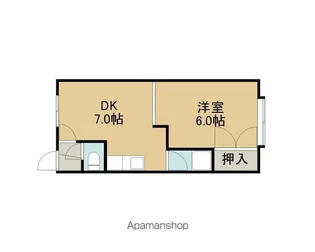クリスタルハウス【204号室】の間取り