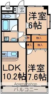 マーベラス【5階】の間取り