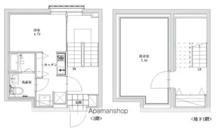 東京都練馬区小竹町1丁目【マンション】の間取り