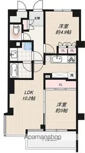 インプルーブ西早稲田【3階】の間取り