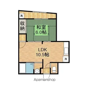 井松マンションA【208号室】の間取り