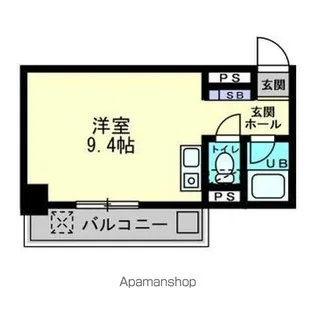 フェニックス八丁堀【9階】の間取り