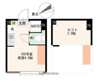 ブルーレースアゲート【1階】の間取り
