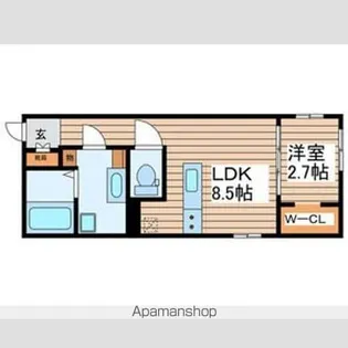 Amirl Premier Heian-dori【403号室】の間取り