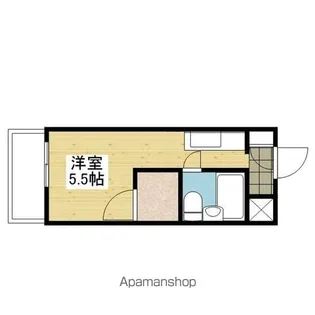 メゾン・ド・ルー清水町【.305号室】の間取り